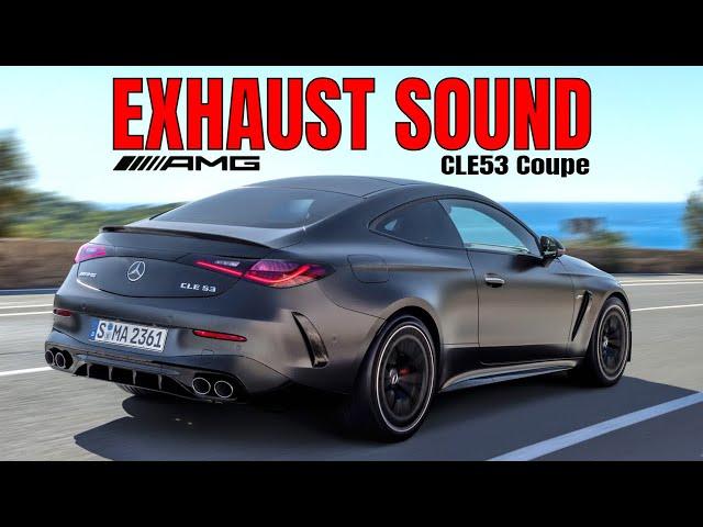 2024 Mercedes AMG CLE53 Coupe Engine and Exhaust Sound