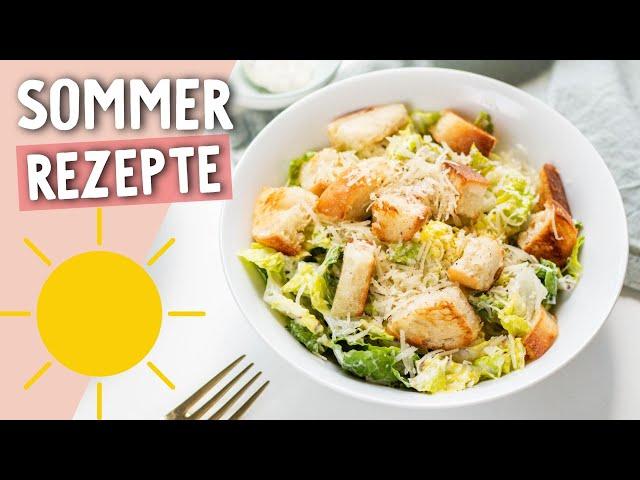 5 SCHNELLE REZEPTE für heiße Sommertage ️