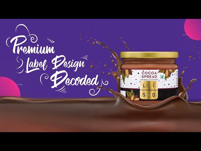 Liso Chocolatier - Label Design Case Study | DesWorks | @Bizongo Desworks