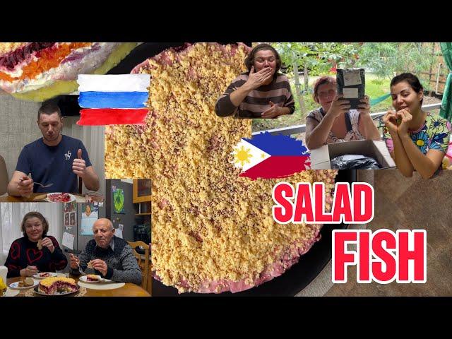 This is only possible in the Philippines - Mom's reaction to subscribers' attention️/ FISH SALAD