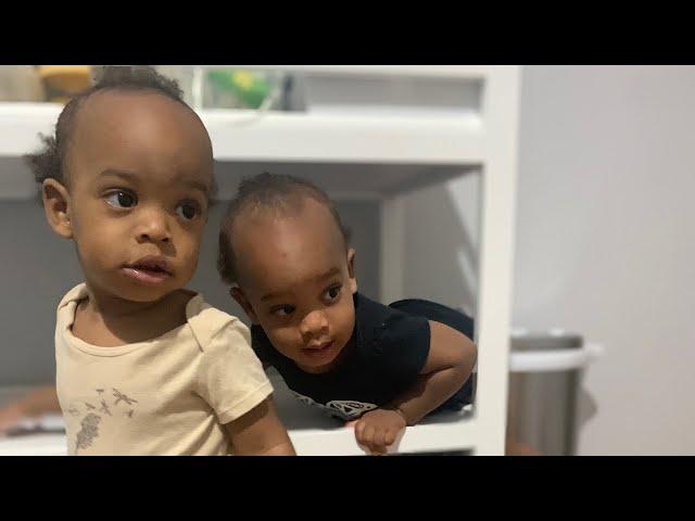 ADORABLE TWIN BABIES GROWING UP VIDEO MIX MONTHS 1-16!!