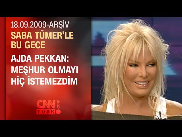 Ajda Pekkan: Genelde çiğ yemekler yerim - Saba Tümer'le Bu Gece - 18.09.2009