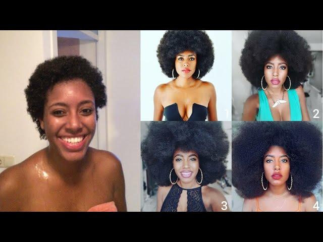 Natural Hair Journey from Beginning till Now- 5 years Natural