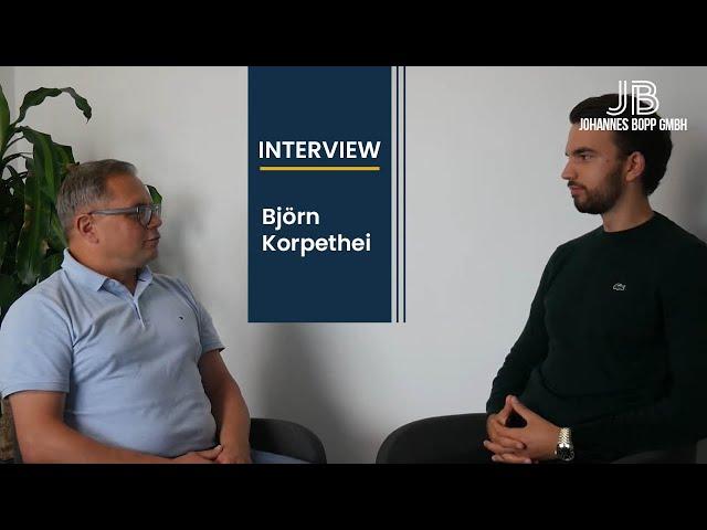 Kundeninterview mit Björn Korpethei | Johannes Bopp GmbH & GTB Gebäudetechnik Berlin GmbH