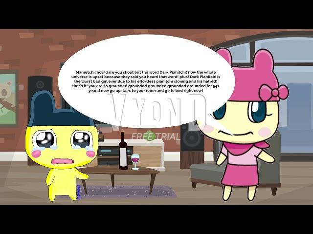 Mametchi Shouts Out Dark Pianitchi/Grounded