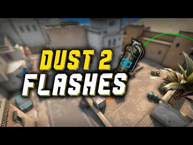 TOP 15 Dust 2 POP FLASHES - NEW CS:GO FLASHBANGS