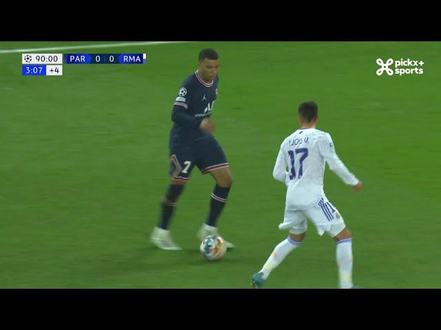 Champions League 15/02/2022 / Goal Mbappé against Real Madrid