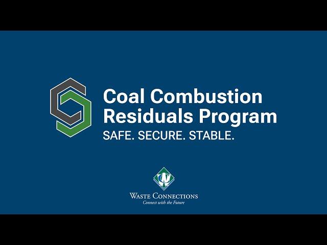 Waste Connections   Coal Ash Management