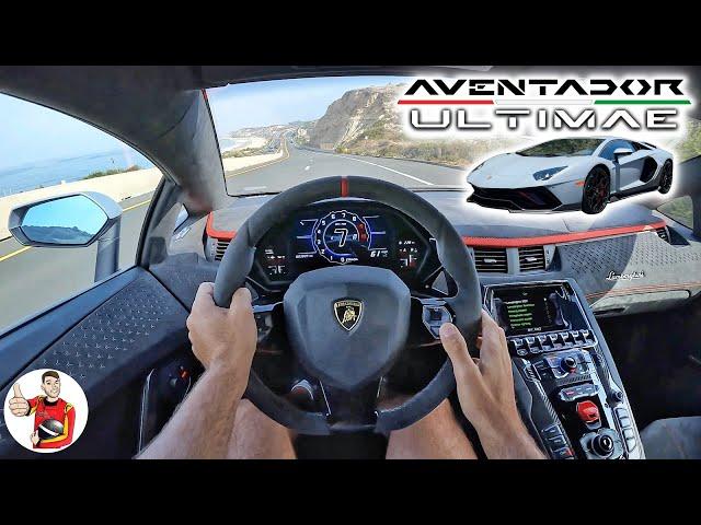 The Lamborghini Aventador Ultimae is a Wailing, Wonderful NA V12 Send-Off (POV Drive Review)