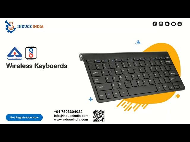 Wireless Keyboards | BIS Registration Process #bisregistration #bis @InduceINDIA