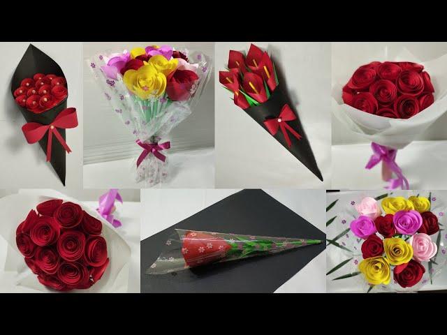 Guldasta | Bouquet | Flower Bouquet | Bouquet Making Ideas | Paper Flowers |Flower Making with Paper