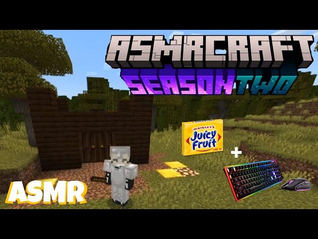 ASMR Gaming: ASMRcraft | I Joined ASMRcraft! (Whispering, Keyboard Sounds, Chewing Gum)