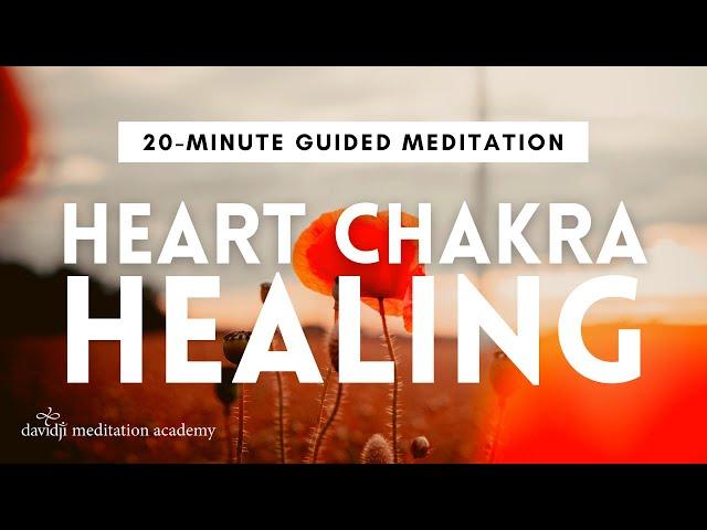 20 Minute Guided Meditation for Healing EMOTIONAL PAIN & Your HEART CHAKRA | davidji