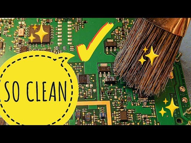 How To Remove Solder Flux / Great PCB Cleaning Methods HD