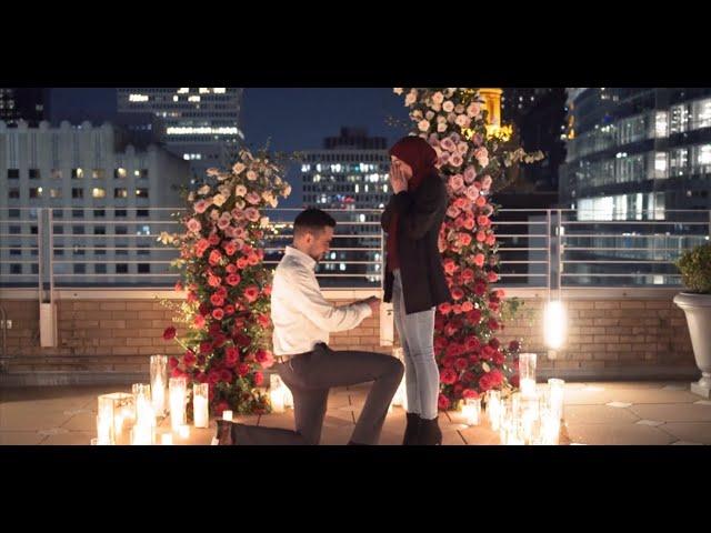 Beautiful Rooftop Proposal