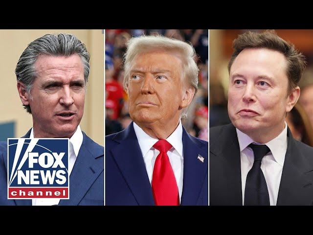 Hosts react to Newsom's warning shot to Trump, Musk