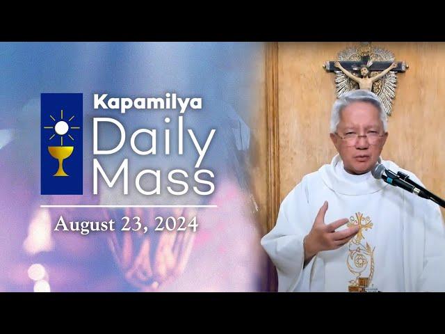 August 23, 2024 | Memorial of Saint Rose of Lima | 𝐊𝐚𝐩𝐚𝐦𝐢𝐥𝐲𝐚 𝐃𝐚𝐢𝐥𝐲 𝐌𝐚𝐬𝐬