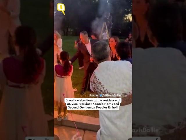 Diwali Celebrations at US Vice President Kamala Harris' Residence | #Short