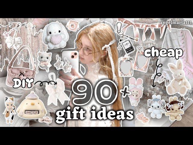 90 DIY & CHEAP GIFT IDEAS!  useful & adorable things that people ACTUALLY want | gifts for girlies