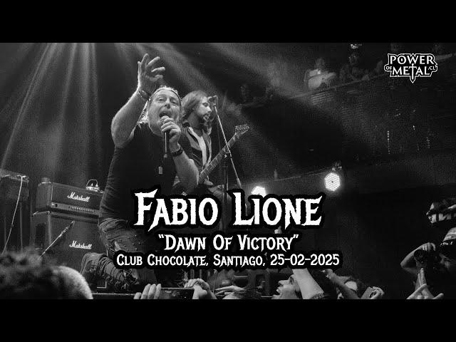 FABIO LIONE – Dawn Of Victory / Live In Santiago / 25-02-2025