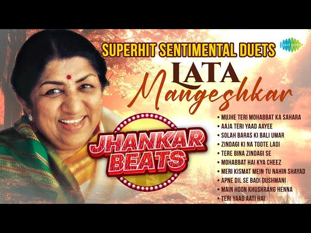 Lata Mangeshkar Sentimental Duets | Mujhe Teri Mohabbat Ka Sahara | Aaja Teri Yaad Aayee