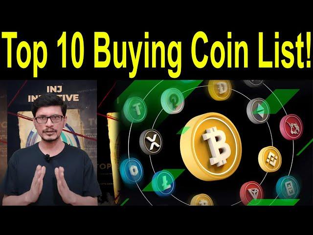 Top 10 Buying List Of Coins For Bull Run In Cryptocurrency Market l Crypto Baba