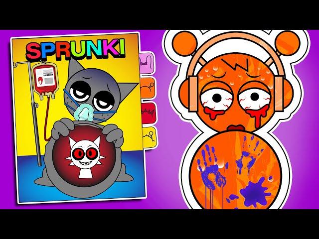 [Paper DIY ] INCREDIBOX SPRUNKI Game Book + OREN Squishy Surgery Gray Pregnant Sprunki Melody Box