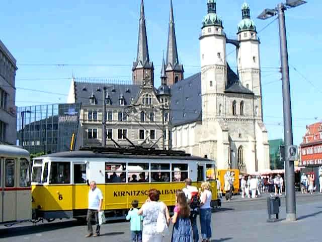 Museumstriebwagen TW 6 in Halle a.d. Saale