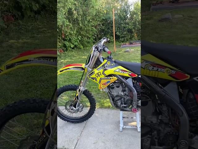 Worked on the rmz250 with my gf today #motocross