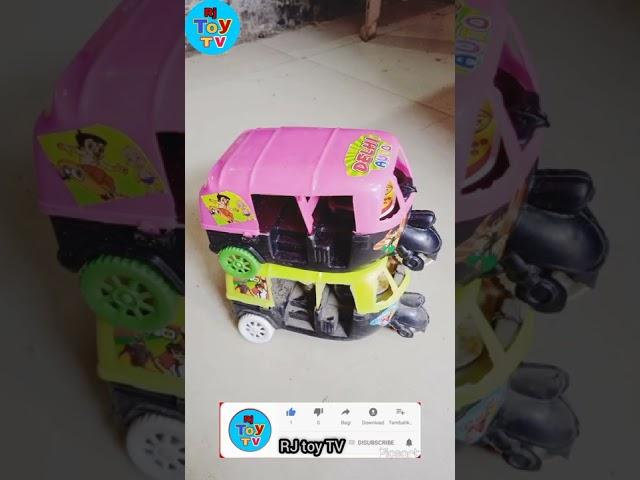 Double auto rickshaw ? Passenger gadi ? CNG auto rickshaw #rjtoytv #shorts