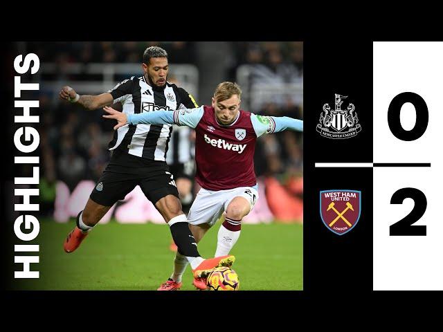 Newcastle United 0 West Ham United 2 | Premier League Highlights