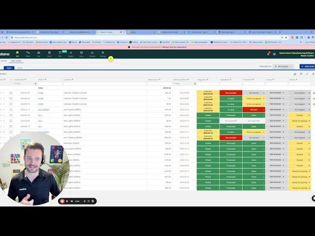 Katana Overview Demo: Using Katana with a Shopify store and QuickBooks Online