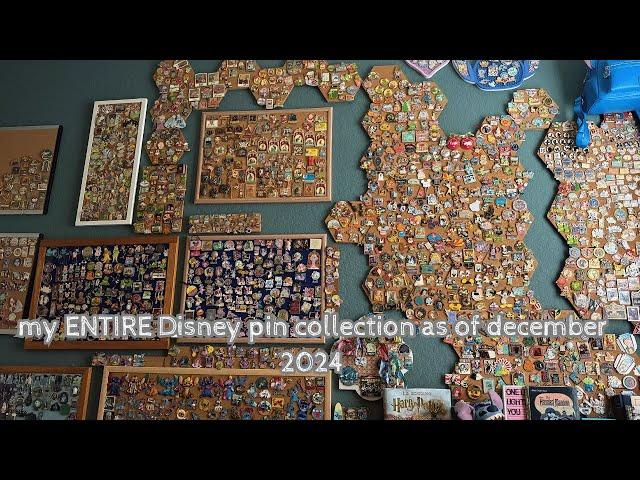 my ENTIRE Disney pin collection | muppets, stitch, figment, and more! | December 2024