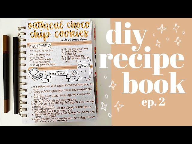 my diy recipe book! ‍ ep. 2 w/ calm piano music