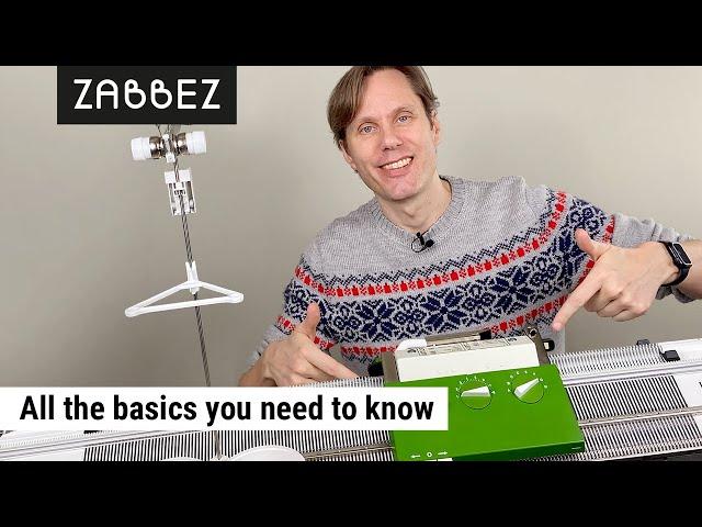 How to knit on a double bed knitting machine / Passap Duomatic 80