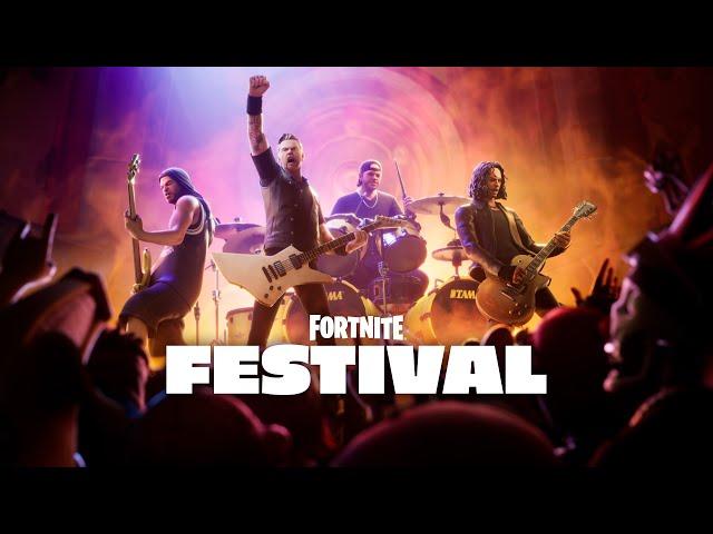 Fortnite Festival: Tráiler del escenario de batalla (con Metallica)