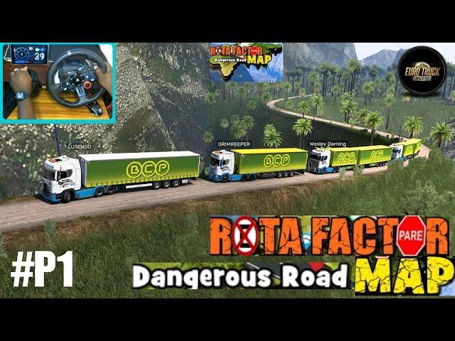 5 Man Convoy long journey #p1 - [1.53] -[Long Trip]- [Euro Truck Simulator 2]