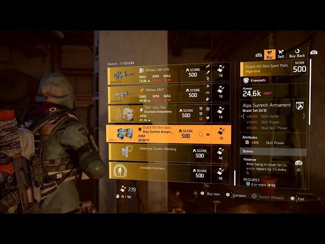 Thieves Den Vendor 1/28/2020 DZ South    (Tom Clancy's The Division 2)