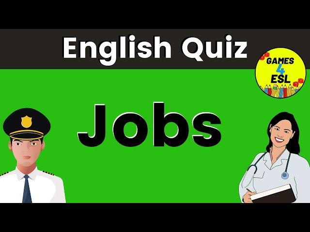 What Am I? Quiz | Jobs and Occupations Vocabulary