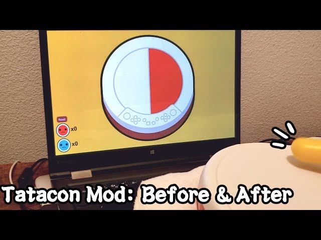 Taiko no Tatsujin | Nintendo Switch Drum Sensitivity Mod Before & After