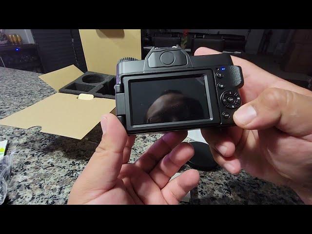 48MP Digital Camera, 4K Camcorder Vlogging Camera Camcorder for YouTube Review, Comes with macro len