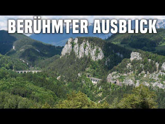 Semmering in Niederösterreich: Wanderung zum berühmten "20 Schilling Blick"