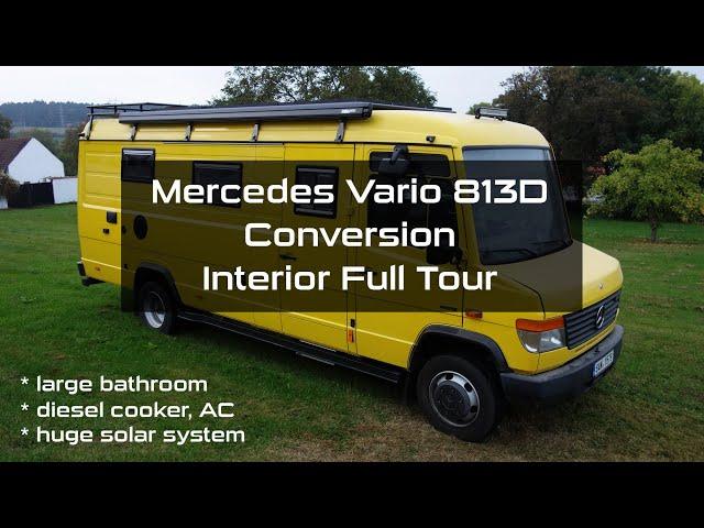 Mercedes-Benz Vario 813D camper (room tour)