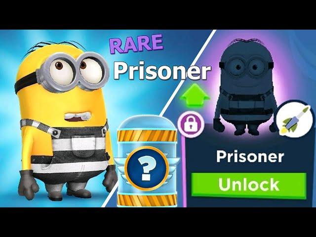 Rare New Costume Prisoner Unlock agent prize pod Despicable Me Minion Rush gameplay walkthrough