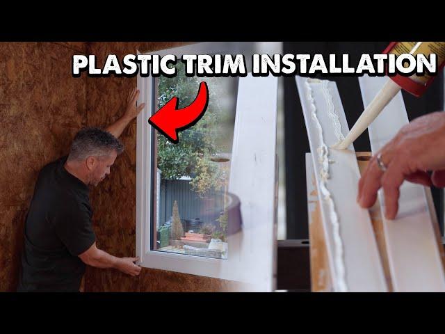 How To Apply Plastic Trims Around UPVC Window