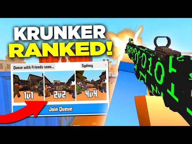 I played Krunker.io Ranked *NEW* and THIS HAPPENED... (Gameplay)