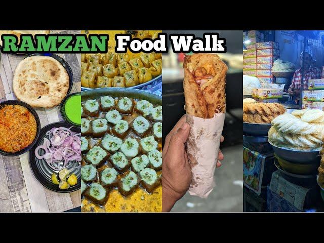 Ramzan Food Walk | Eid special | Chicken Changezi, Malai Tikka, Shahi Tukda & more | Prayagraj Food