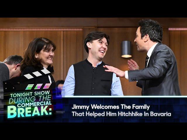 Jimmy Welcomes the Family That Helped Him When He Got Lost and Tried to Hitchhike in Bavaria