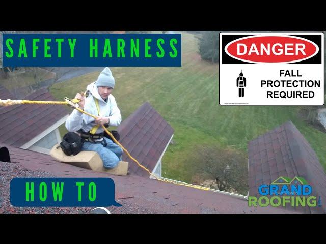 Rooftop Safety - Safety Harness - DIY Guardian Fall Protection