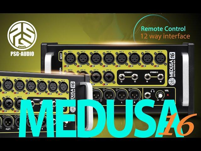 Unboxing the PSG Audio Medusa 16 rack mount digital mixer